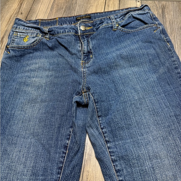 Rocawear Juniors Women’s Denim Blue Jeans Size 15 Cotton Spandex Boot Cut - Picture 1 of 10